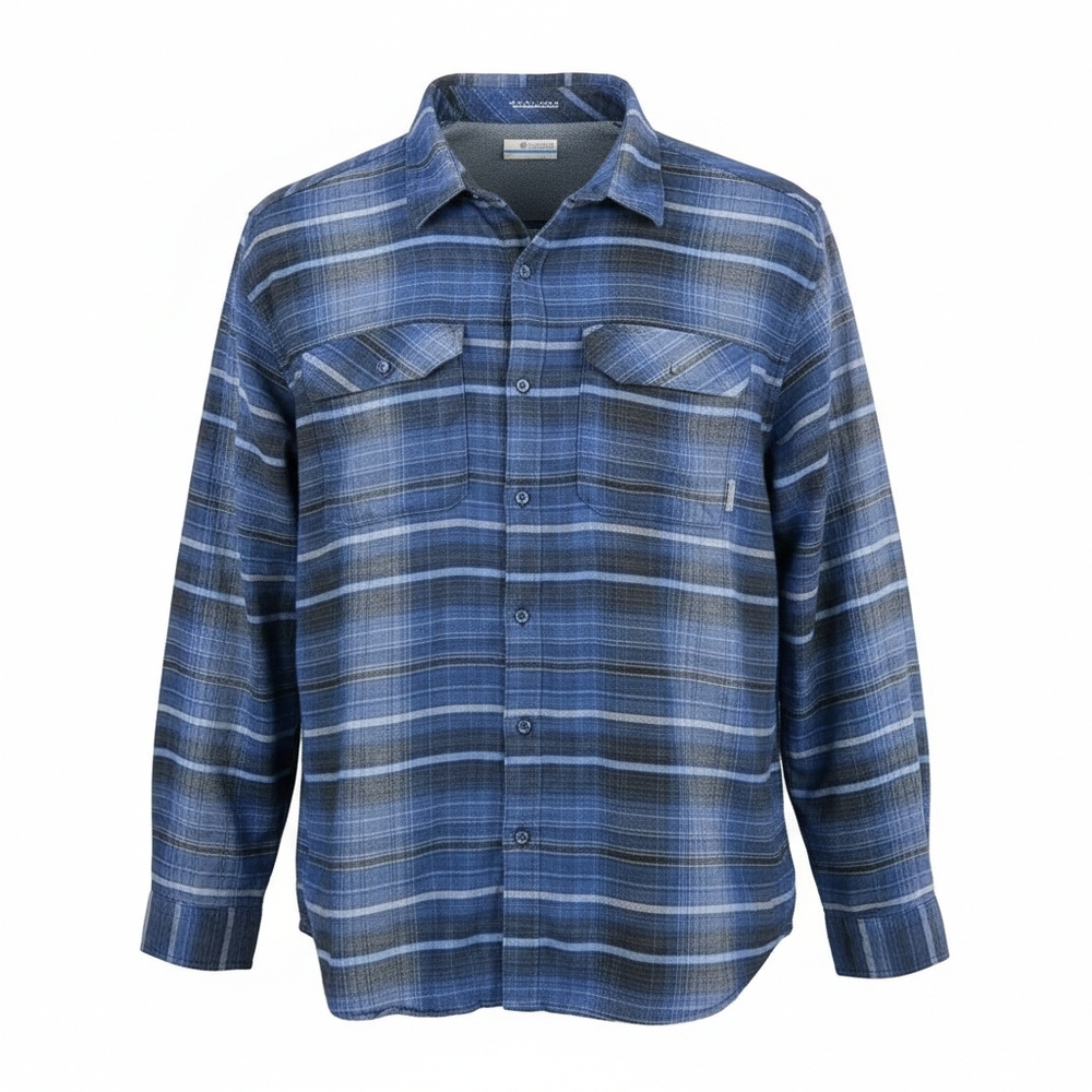 Columbia Omni-Wick Men’s XXL Advanced Evaporation Plaid Flannel Button Up Shirt